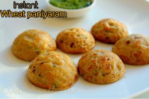 wheat paniyaram