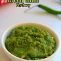 Green chilli chutney
