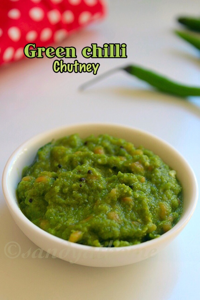 Green chilli chutney