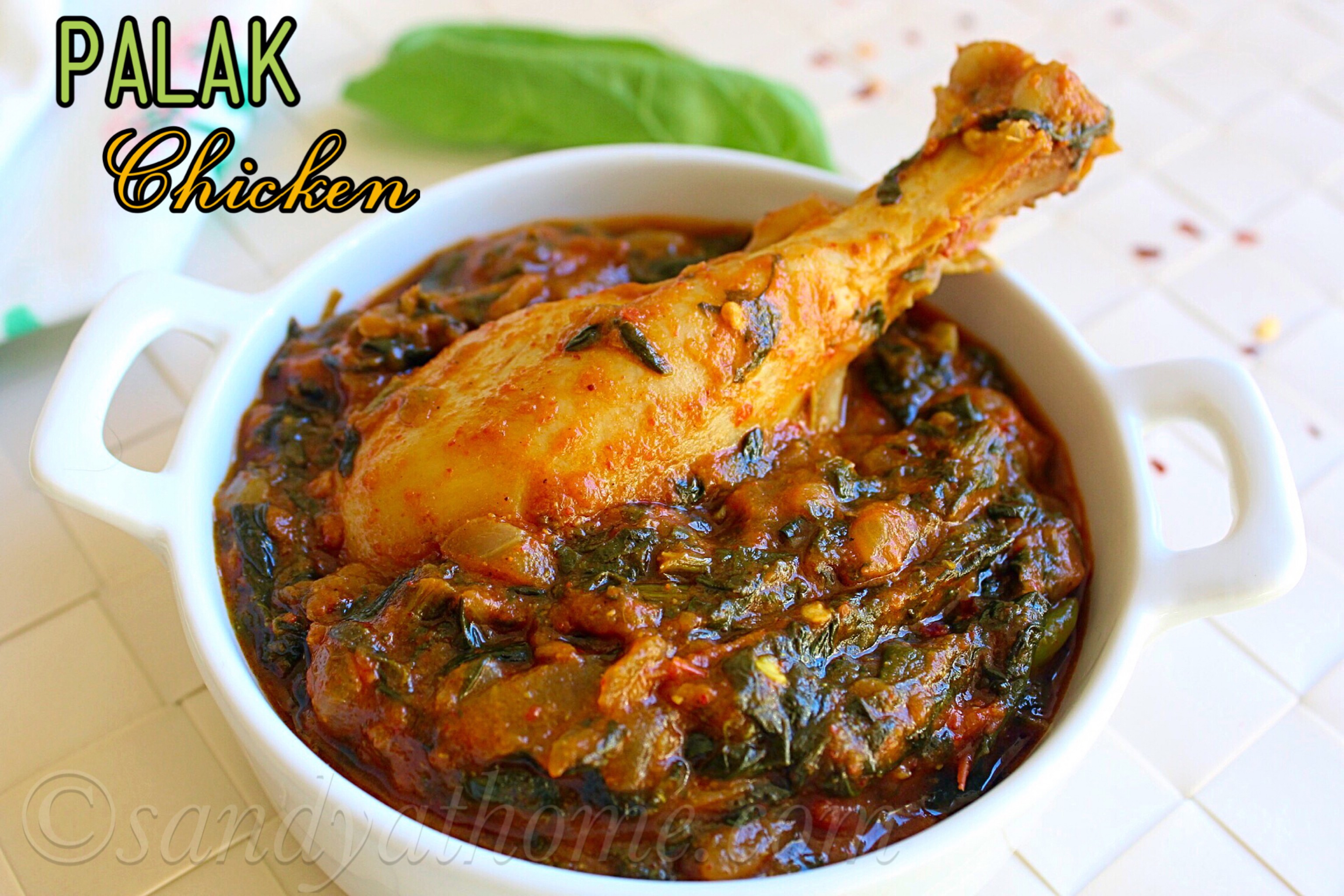 palak chicken