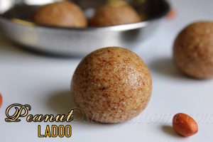 Peanut ladoo