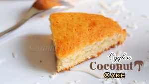eggless coconut cake