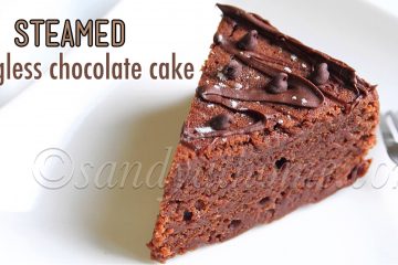 Eggless chocolate cake