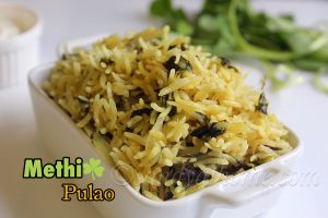 Methi pulao