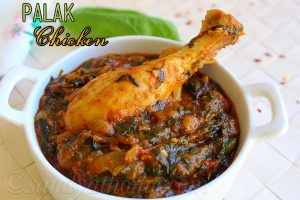 palak chicken