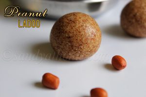 Peanut ladoo