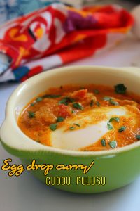 Egg drop curry