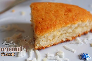 eggless coconut cake