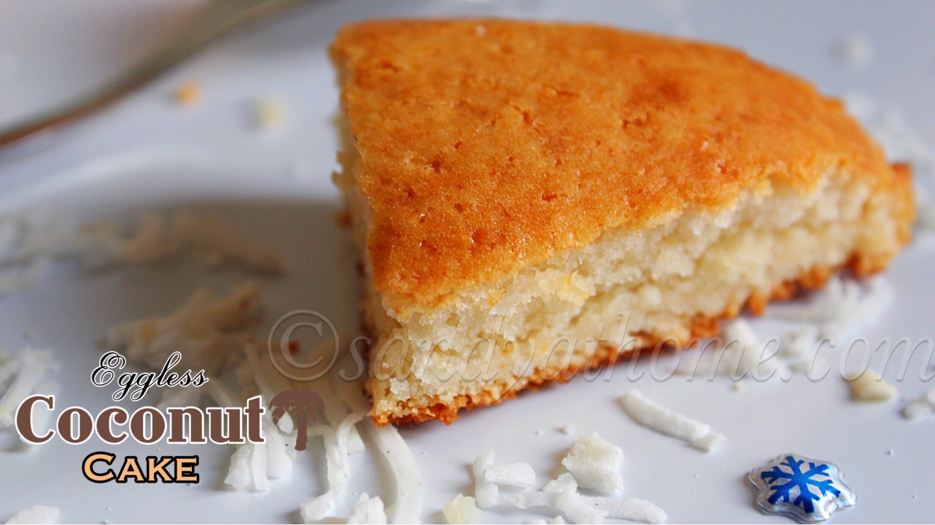 eggless coconut cake