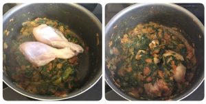 palak chicken