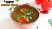 Pepper Rasam recipe, Milagu rasam, Miriyala Charu (with video)