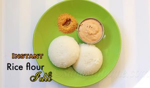 rice flour idli