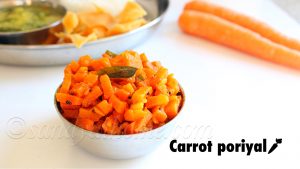 carrot poriyal