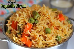 vegetable biryani