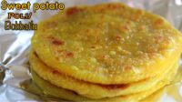 Sweet potato poli recipe, Sweet potato Bobbatlu