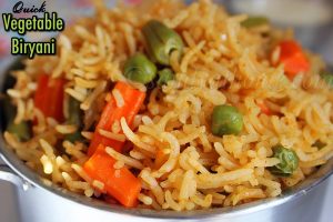 vegetable biryani