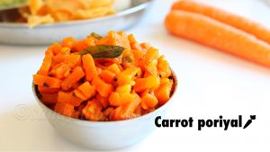 carrot poriyal