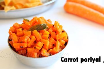 carrot poriyal