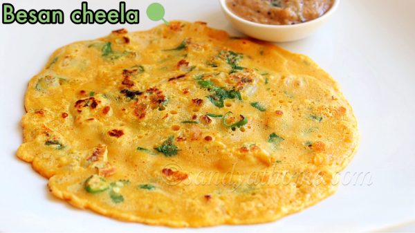 Besan cheela recipe, Besan chilla, Besan ka cheela - Sandhya's recipes