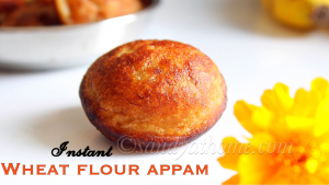 instant wheat flour appam