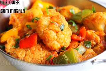 cauliflower capsicum masala