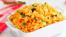 Tomato rice recipe, Thakkali sadam (with video)