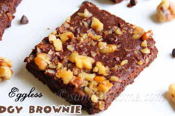 eggless fudgy brownie