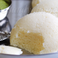 Idli with idli rava