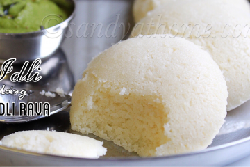 Idli with idli rava