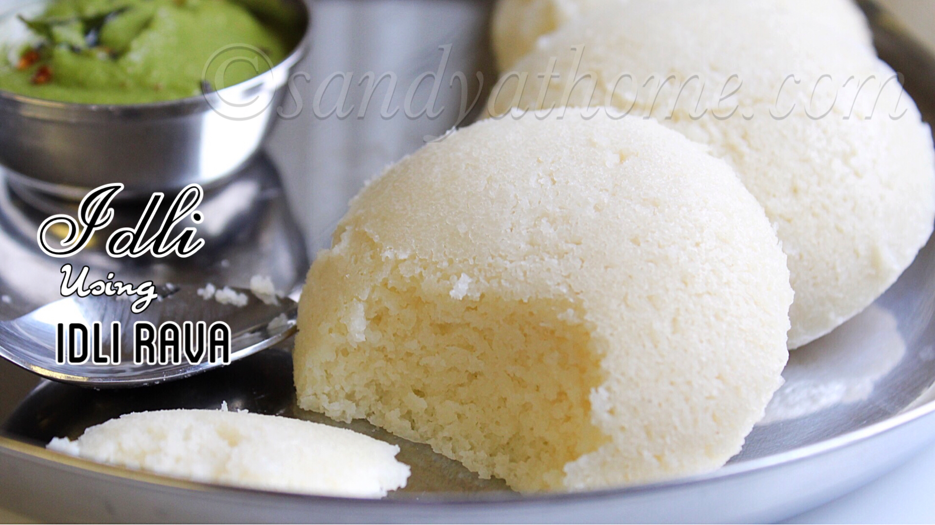 Idli with idli rava