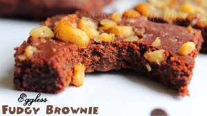 eggless fudgy brownie