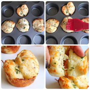 Garlic pull apart rolls