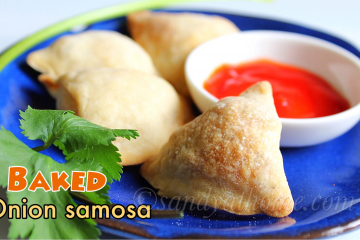 baked onion samosa