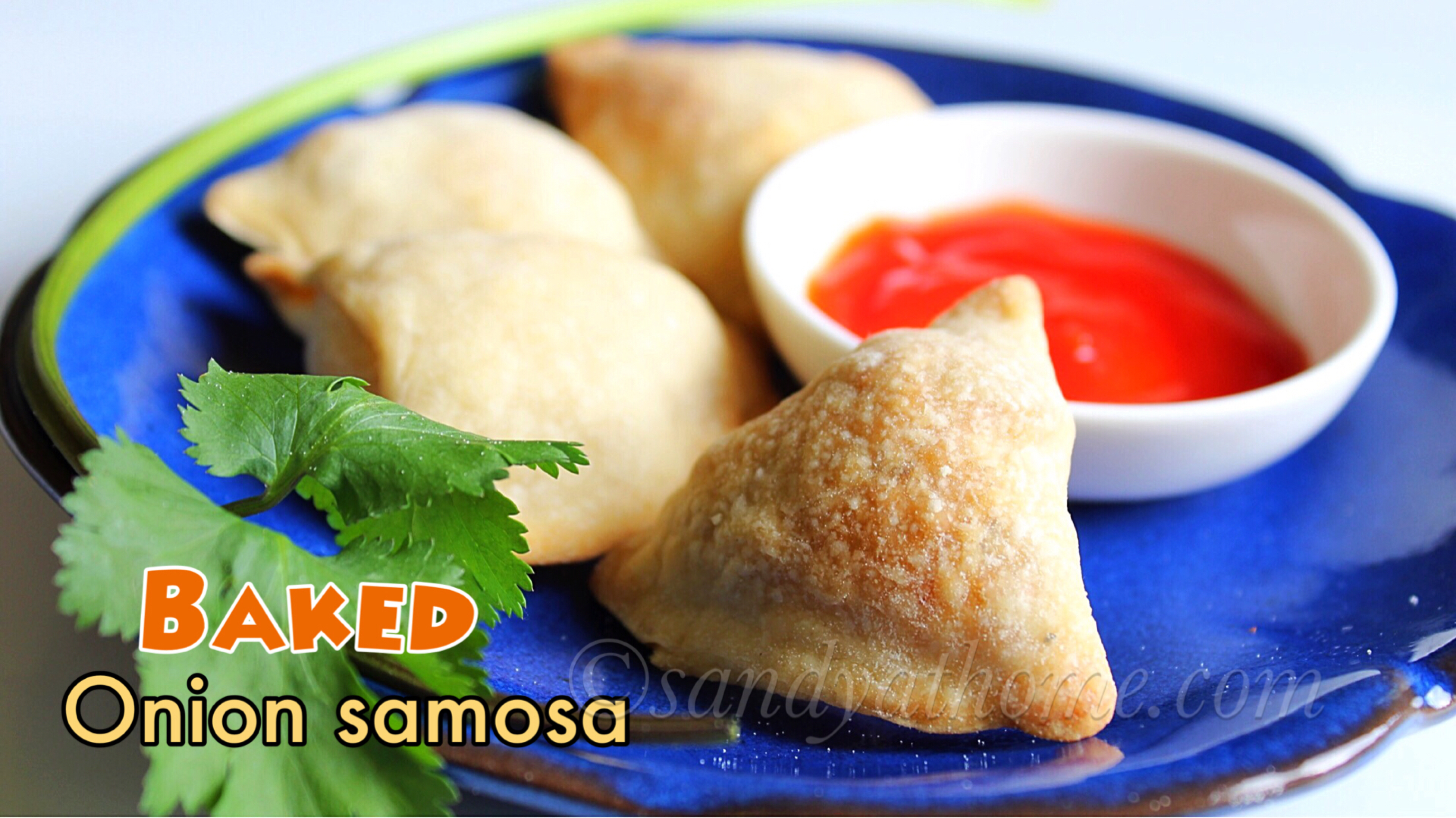 baked onion samosa