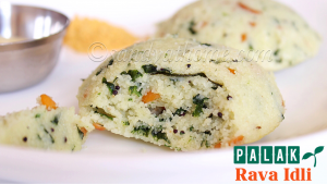 palak rava idli