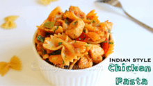 Chicken pasta recipe, Chicken masala pasta, Indian style chicken pasta recipe