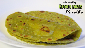 peas paratha