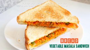 bread vegetable masala sandwich