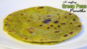 peas paratha