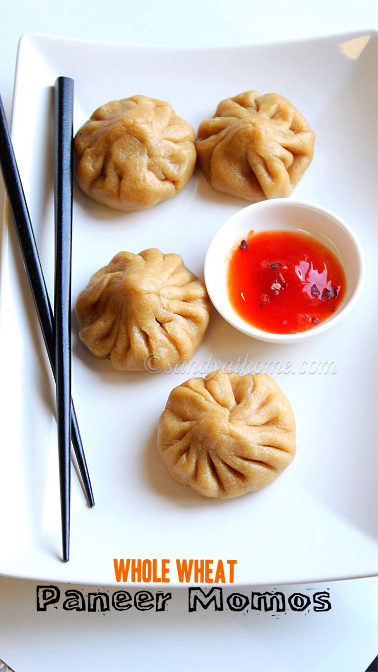 Whole wheat paneer momos recipe, Paneer momos Sandhya's recipes