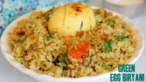 green egg biryani