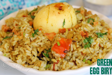 green egg biryani