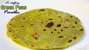 peas paratha