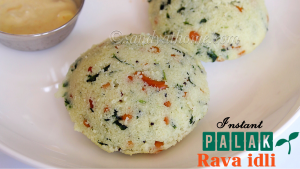 palak rava idli