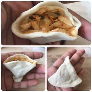 baked onion samosa