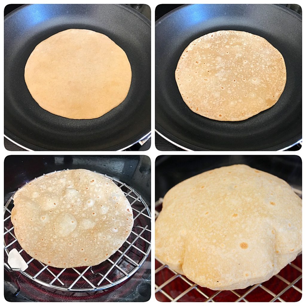 Phulka recipe (Direct flame method), Soft roti recipe Sandhya's recipes