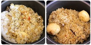 green egg biryani