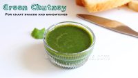 Green Chutney recipe, How to make green chutney for chaat snacks