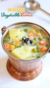 white vegetable kurma