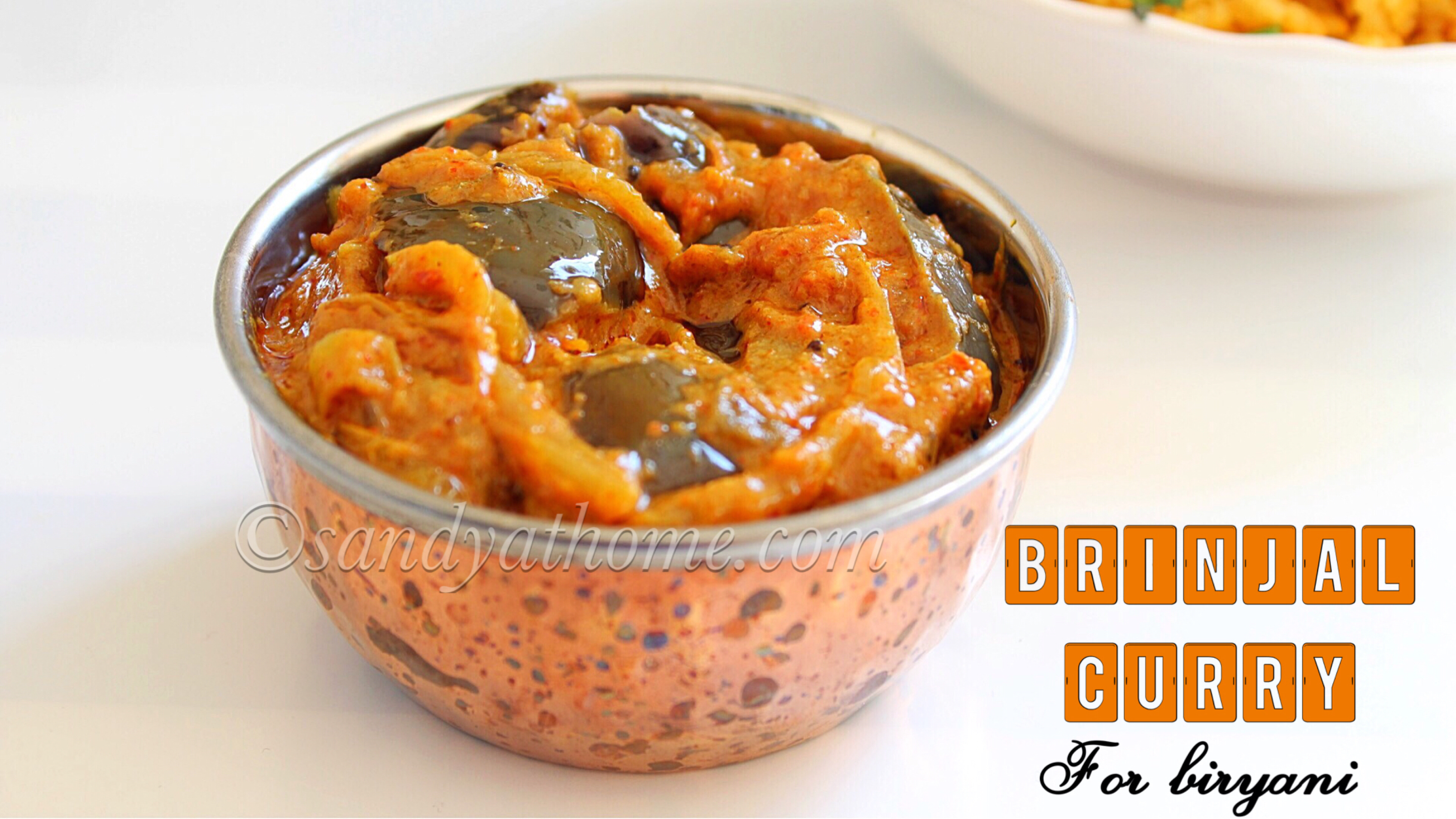 brinjal curry for biryani